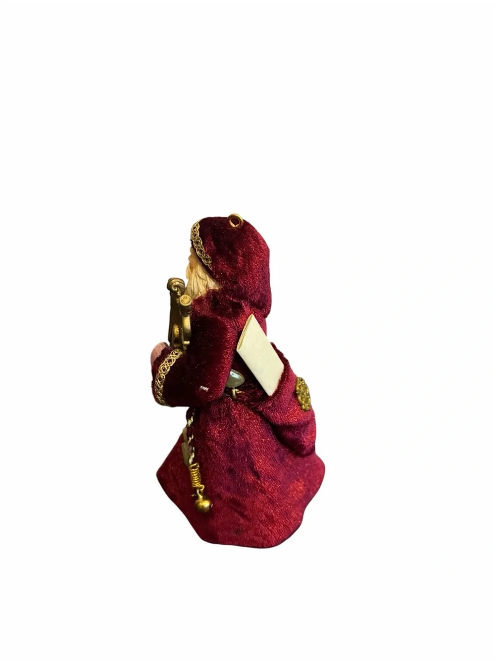 Hallmark Keepsake Father Christmas Ornament 2005 2nd in Series Burgundy Velvet